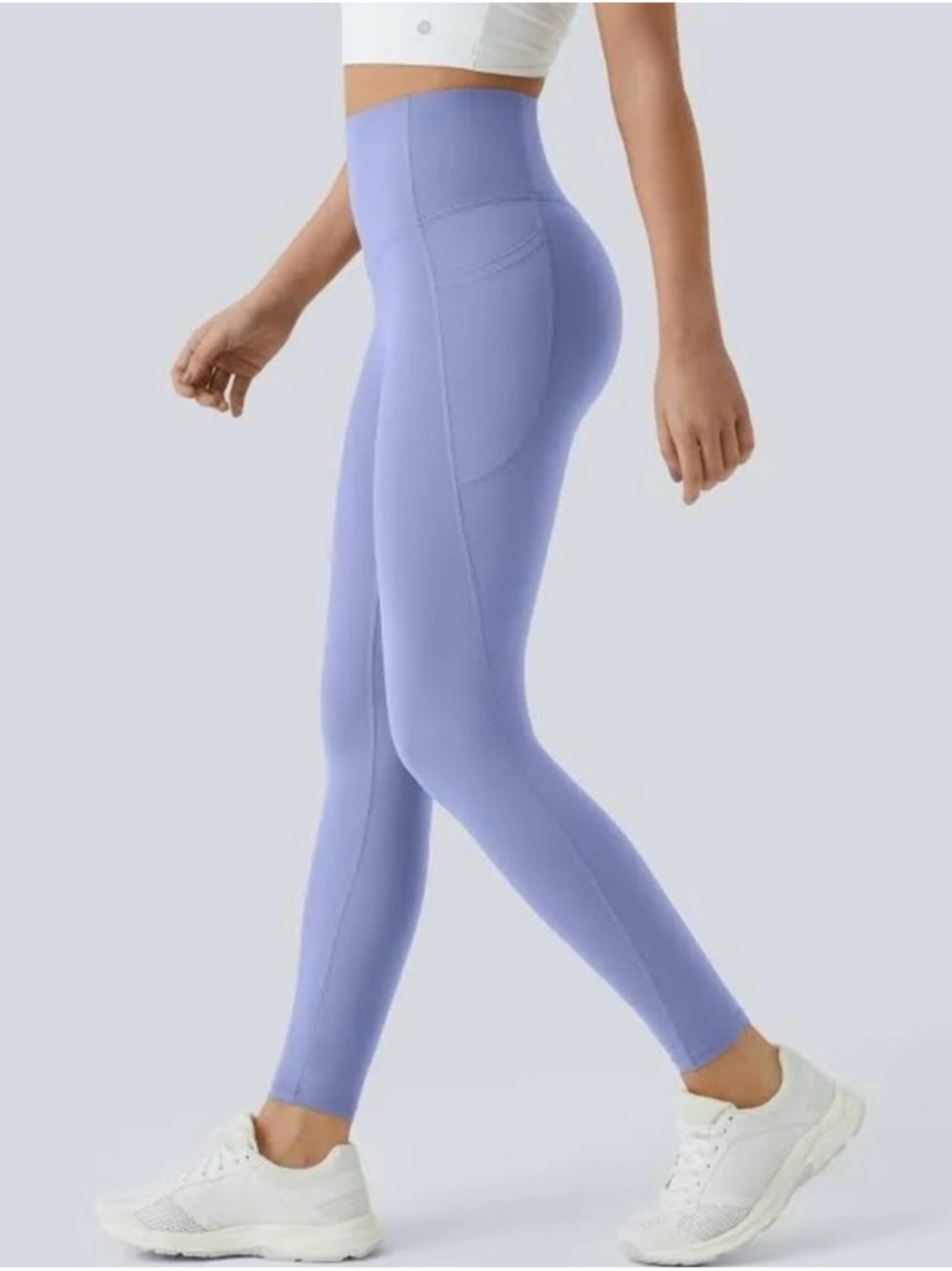 HALARA High-Waist Lavender Pocket Leggings